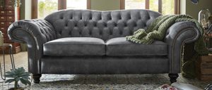 Sofa made of leather