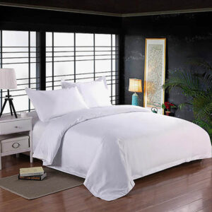 White Polyester Microfiber Fabric for Hotel Sheets - Cxdqtex
