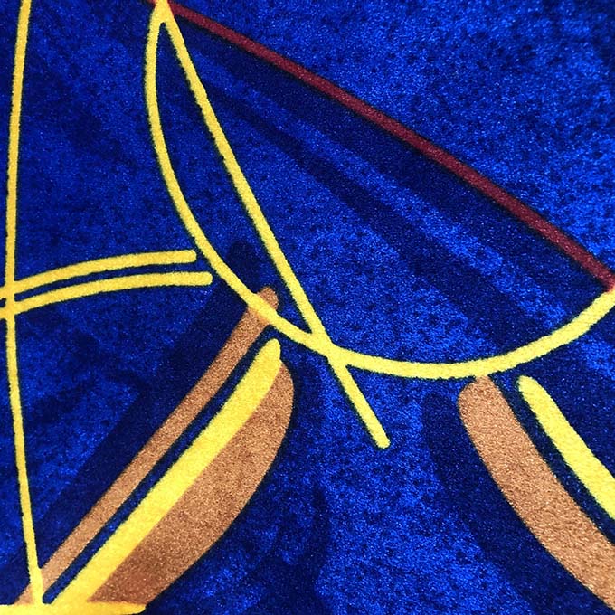 Printed Design Bus Velvet Fabric With Foam Backing - Cxdqtex