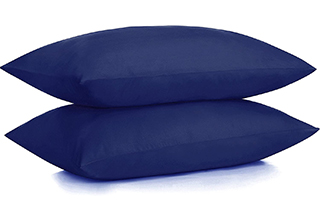 Polyester Dark Blue Pillowcase​ - Cxdqtex