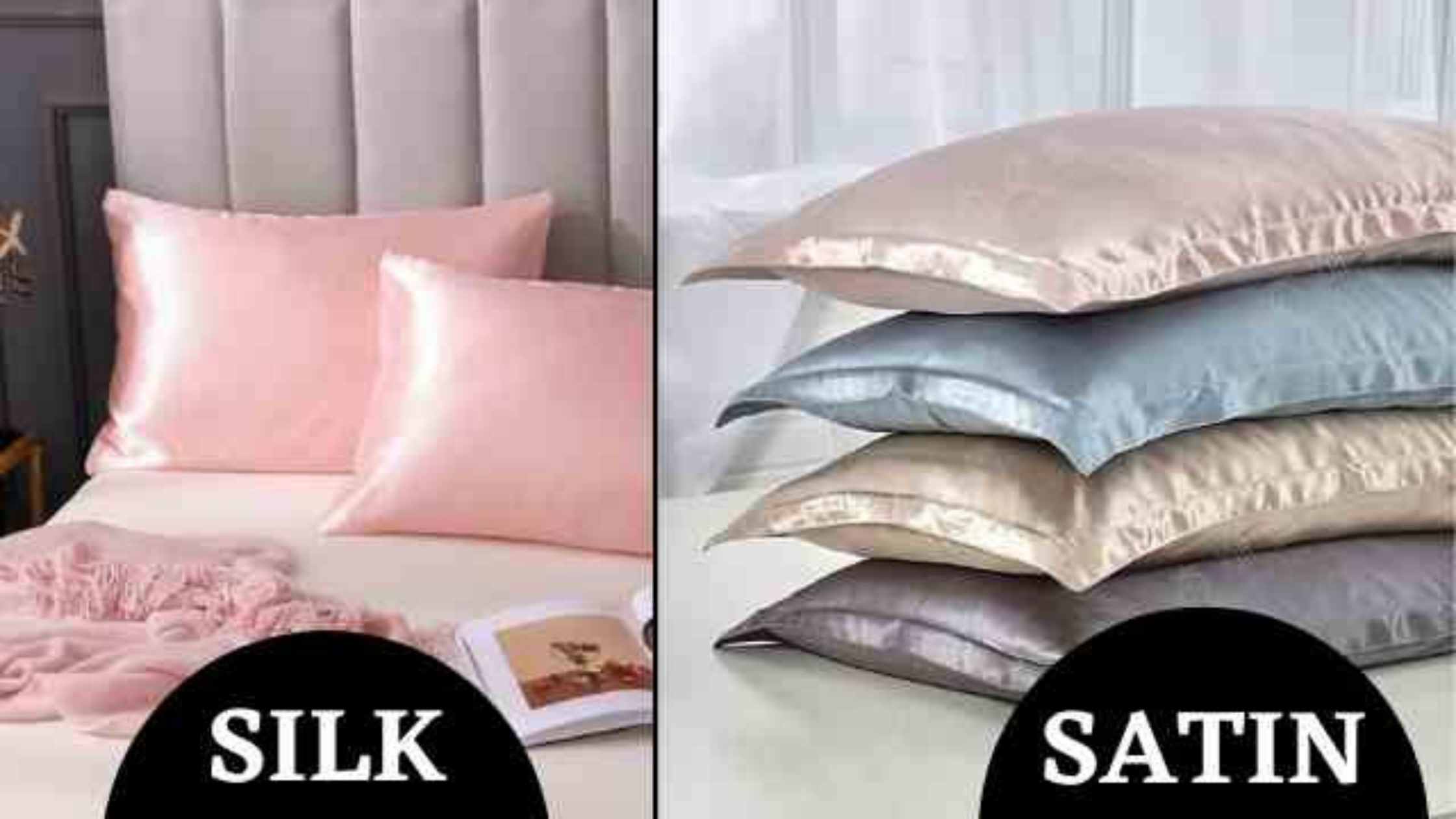 The Battle of Fabrics: Polyester Satin vs Silk Pillowcases